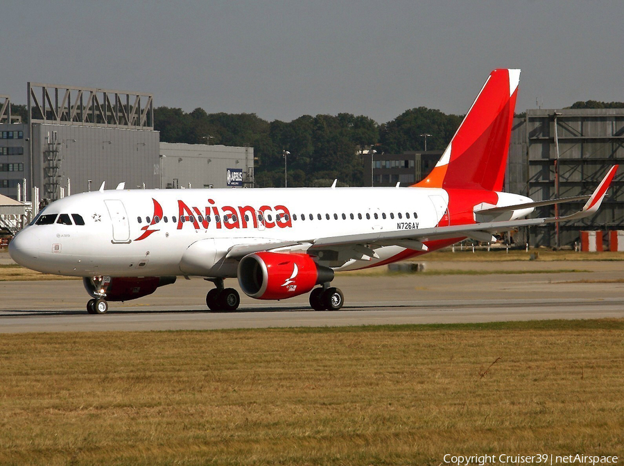Avianca Airbus A319-115 (N726AV) | Photo 68526
