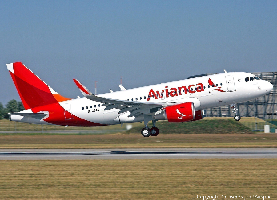 Avianca Airbus A319-115 (N726AV) | Photo 68528