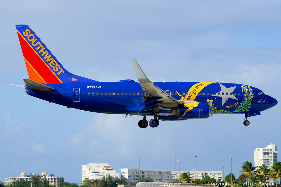 Southwest Airlines Boeing 737-7H4 (N727SW) | Photo 69156