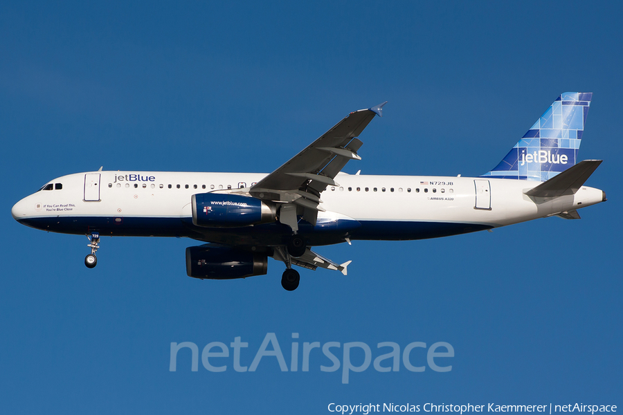 JetBlue Airways Airbus A320-232 (N729JB) | Photo 127103