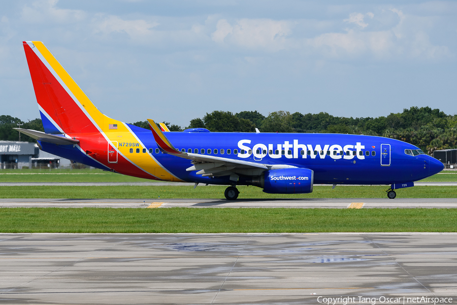 Southwest Airlines Boeing 737-7H4 (N729SW) | Photo 660985
