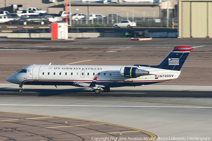 US Airways Express (Mesa Airlines) Bombardier CRJ-200LR (N7305V) | Photo 171486