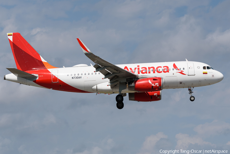 Avianca Airbus A319-132 (N730AV) | Photo 453007