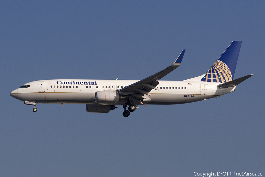 Continental Airlines Boeing 737-824 (N73276) | Photo 278791