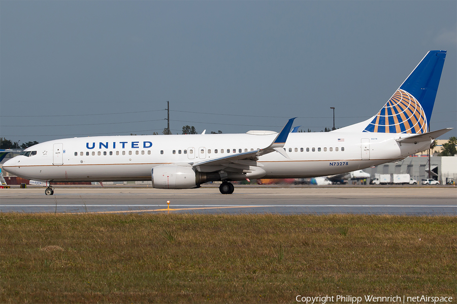 United Airlines Boeing 737-824 (N73278) | Photo 138100