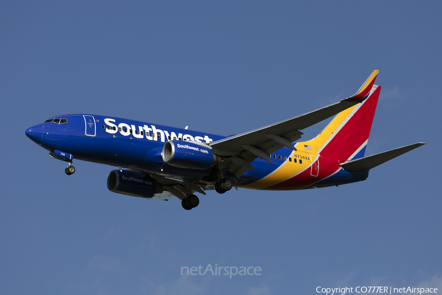 Southwest Airlines Boeing 737-7H4 (N734SA) | Photo 506428