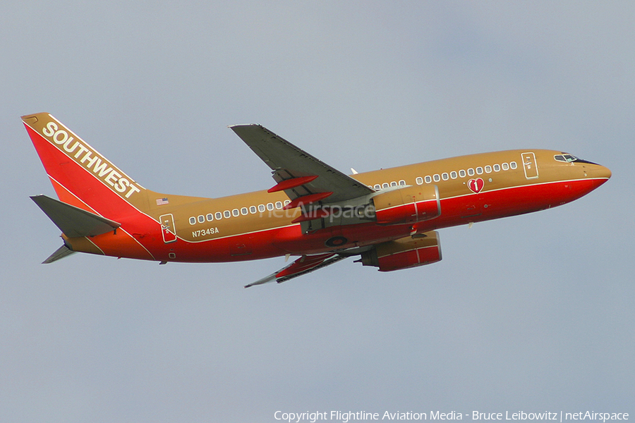 Southwest Airlines Boeing 737-7H4 (N734SA) | Photo 179905