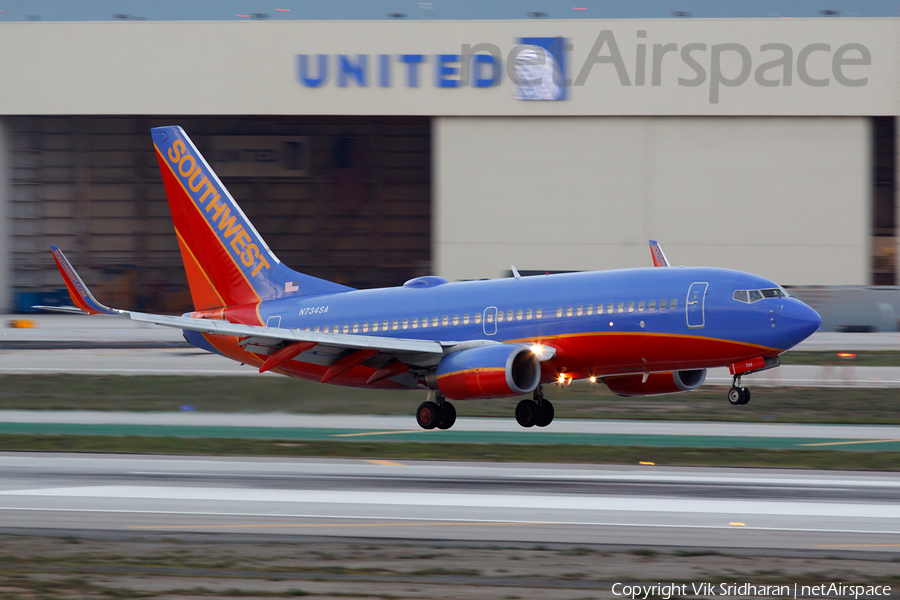Southwest Airlines Boeing 737-7H4 (N734SA) | Photo 19187