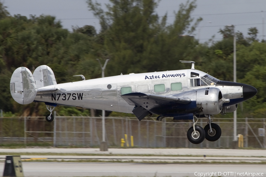 Aztec Airways Beech E18S (N737SW) | Photo 423429