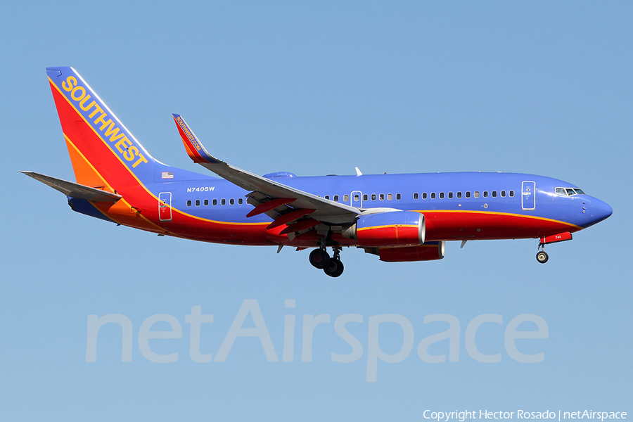 Southwest Airlines Boeing 737-7H4 (N740SW) | Photo 199787