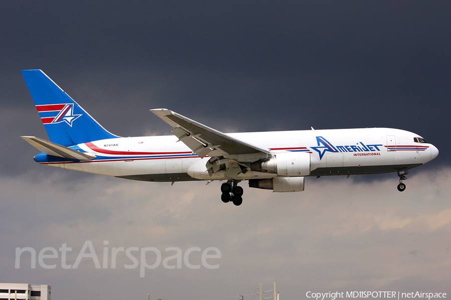 Amerijet International Boeing 767-232(BDSF) (N741AX) | Photo 209476