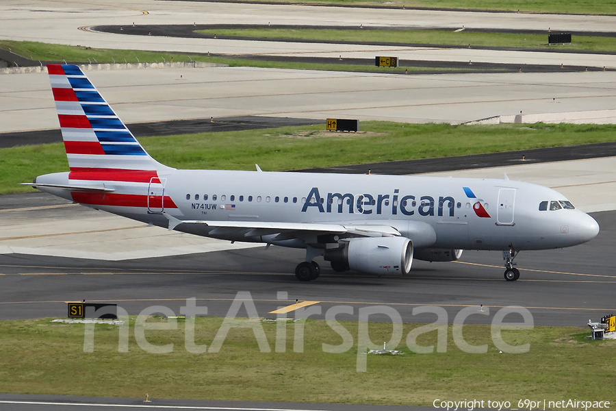 American Airlines Airbus A319-112 (N741UW) | Photo 69444