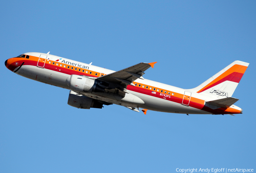 American Airlines Airbus A319-112 (N742PS) | Photo 379404