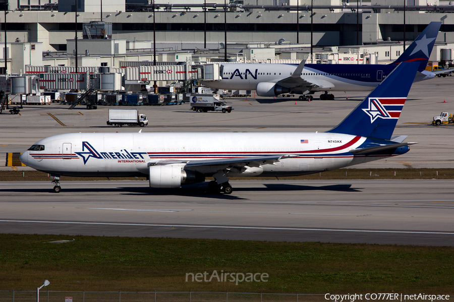 Amerijet International Boeing 767-232(BDSF) (N743AX) | Photo 37767