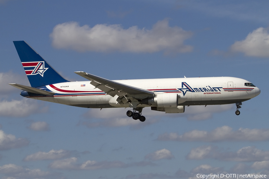 Amerijet International Boeing 767-232(BDSF) (N743AX) | Photo 430652