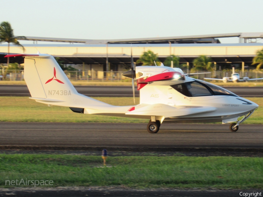 (Private) Icon Aircraft A5 (N743BA) | Photo 489895