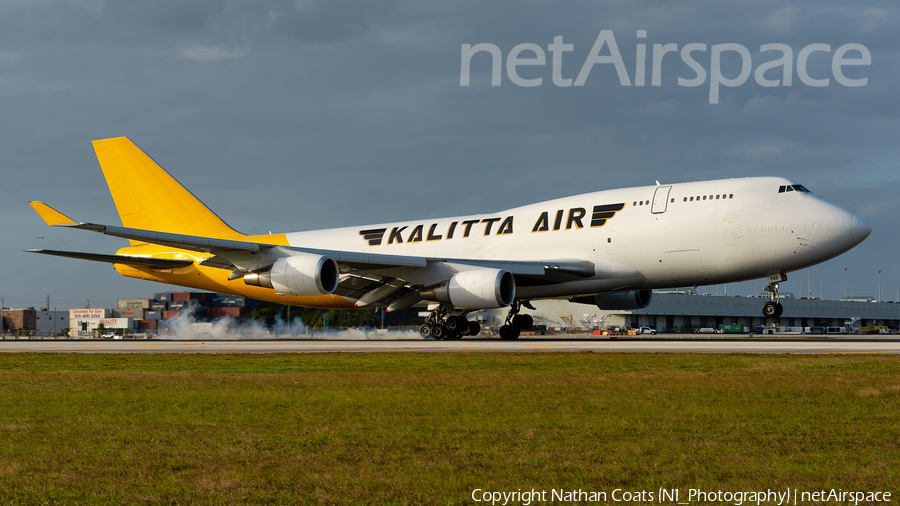 DHL (Kalitta Air) Boeing 747-446(BCF) (N743CK) | Photo 371267