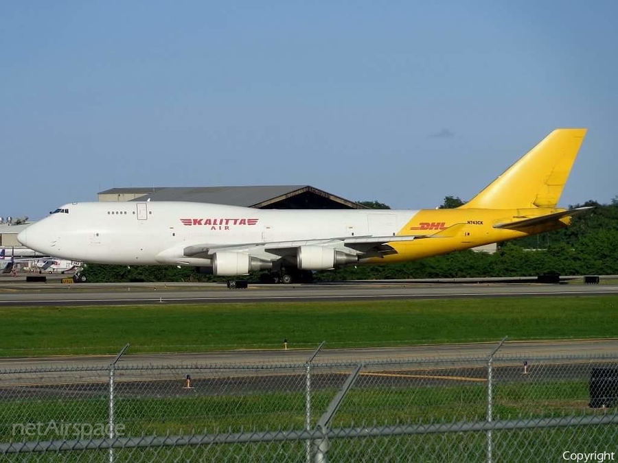 DHL (Kalitta Air) Boeing 747-446(BCF) (N743CK) | Photo 63677