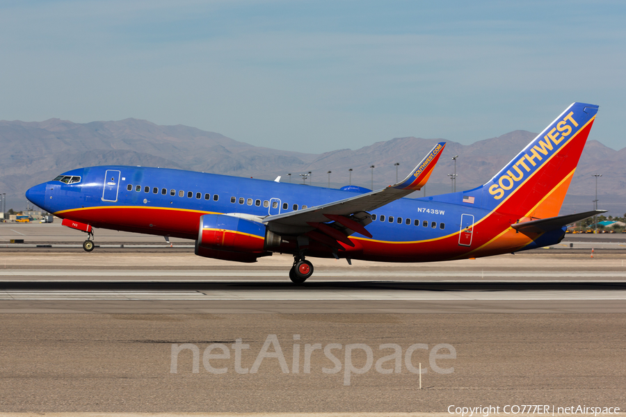 Southwest Airlines Boeing 737-7H4 (N743SW) | Photo 60214