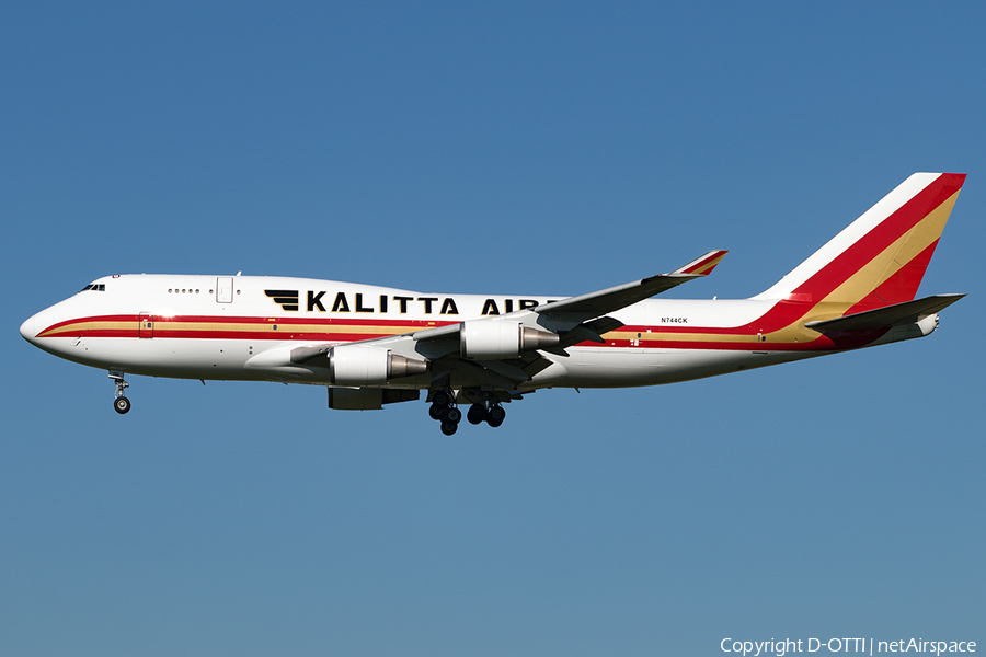 Kalitta Air Boeing 747-446(BCF) (N744CK) | Photo 166717