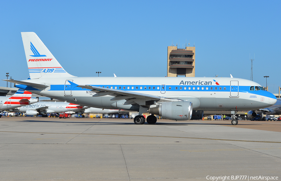 American Airlines Airbus A319-112 (N744P) | Photo 189762