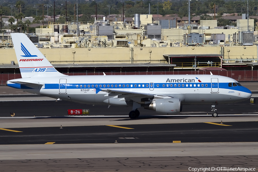 American Airlines Airbus A319-112 (N744P) | Photo 462441