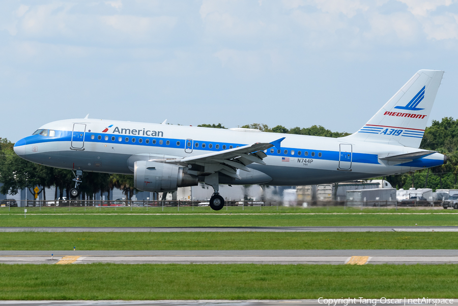 American Airlines Airbus A319-112 (N744P) | Photo 507473