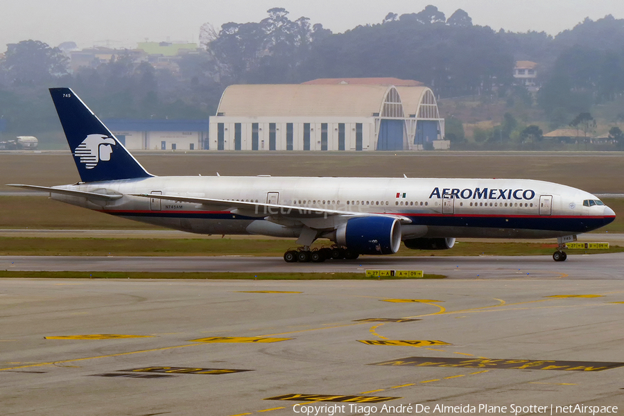 AeroMexico Boeing 777-2Q8(ER) (N745AM) | Photo 377009