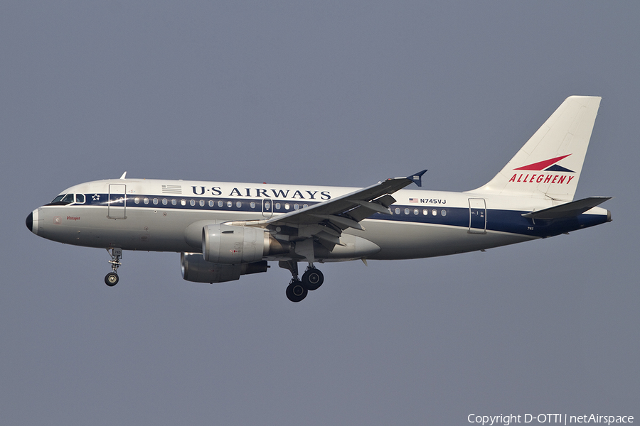 US Airways Airbus A319-112 (N745VJ) | Photo 385652