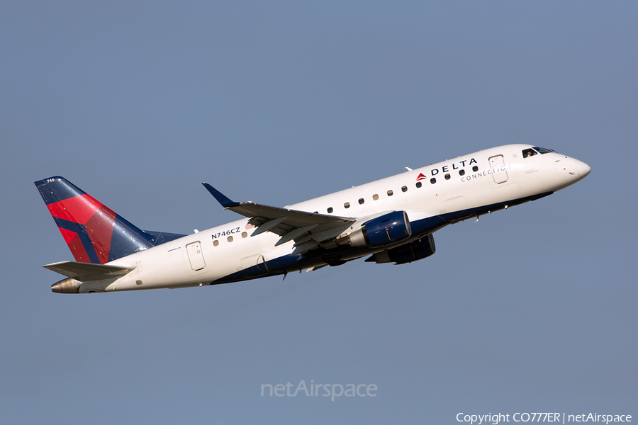 Delta Connection (Compass Airlines) Embraer ERJ-170LR (ERJ-170-100LR) (N746CZ) | Photo 33771