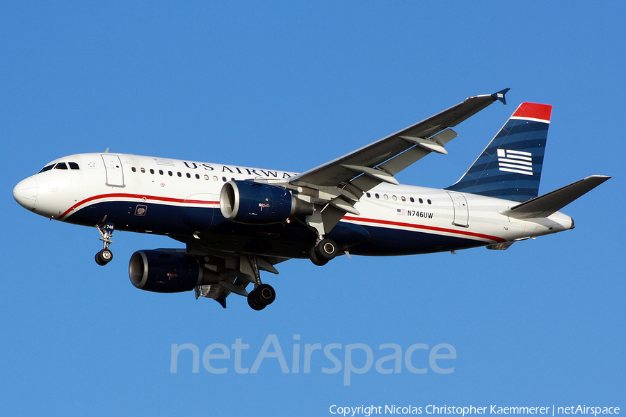 US Airways Airbus A319-112 (N746UW) | Photo 127009