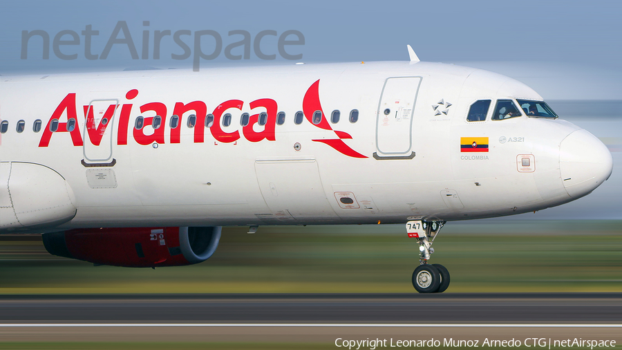 Avianca Airbus A321-231 (N747AV) | Photo 393554