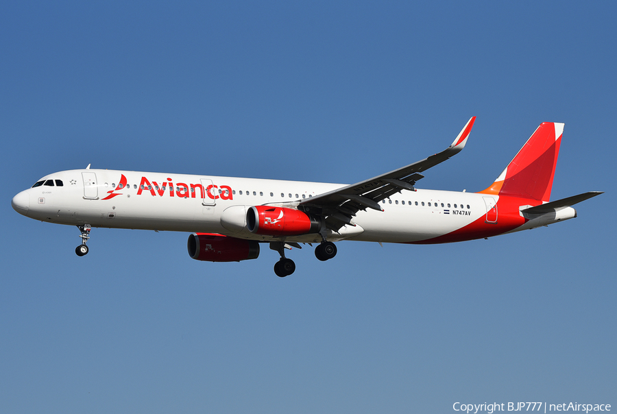 Avianca Airbus A321-231 (N747AV) | Photo 217391