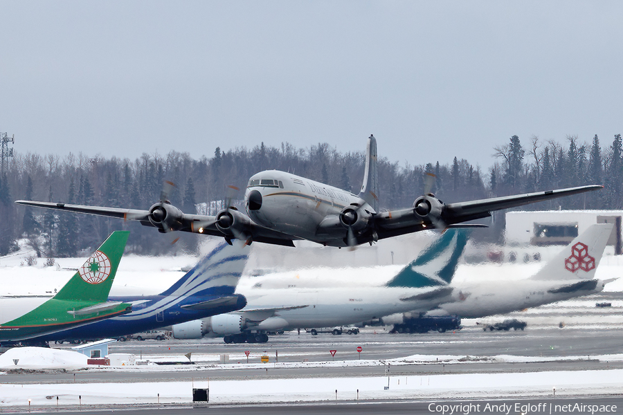 Everts Air Cargo Douglas C-118A Liftmaster (N747CE) | Photo 441201