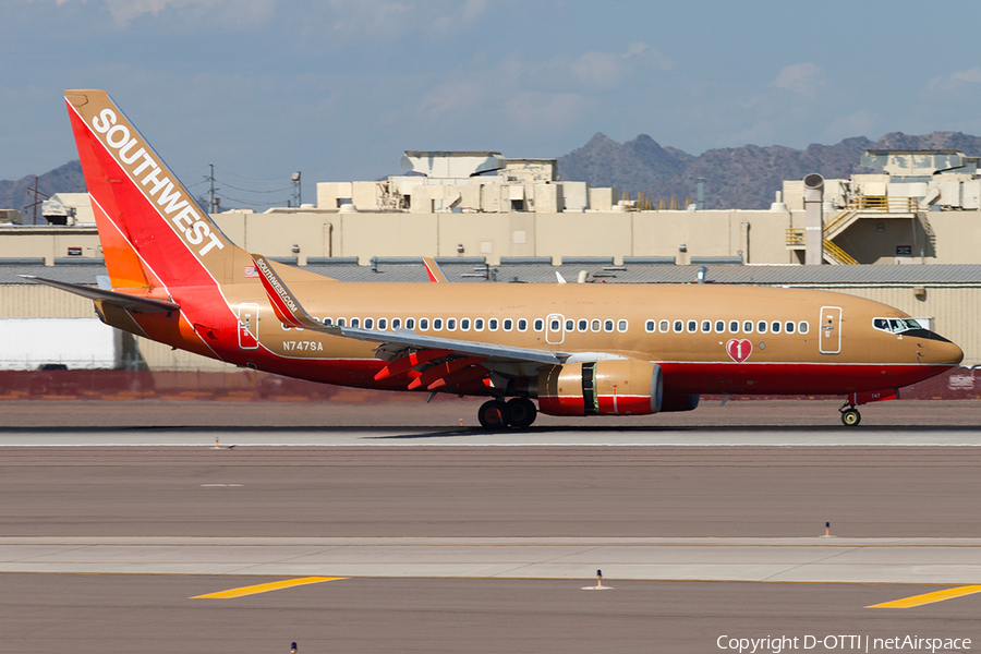 Southwest Airlines Boeing 737-7H4 (N747SA) | Photo 189344
