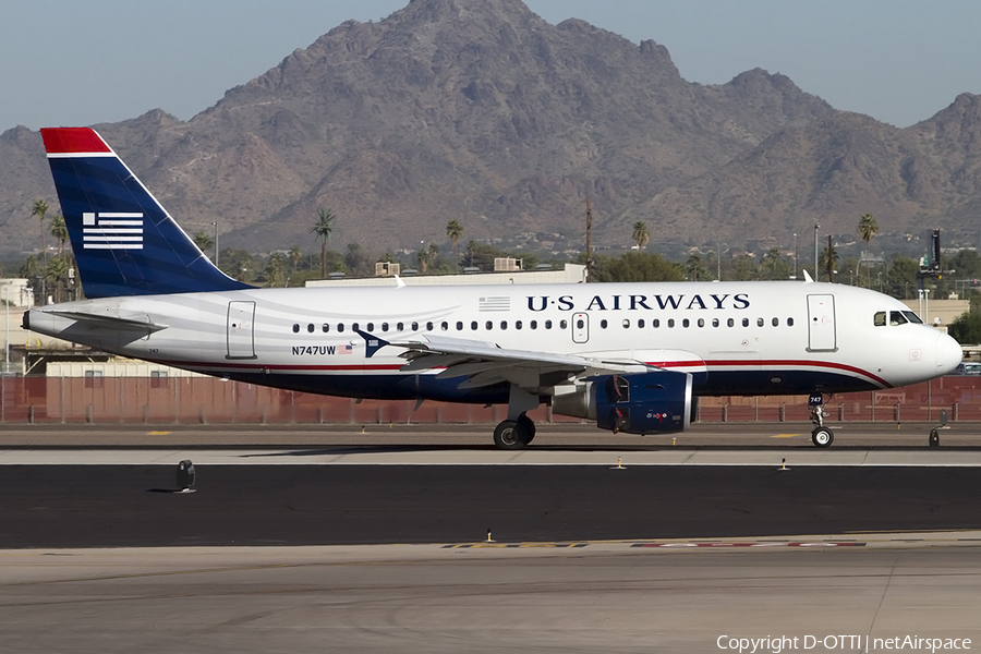 US Airways Airbus A319-112 (N747UW) | Photo 461538