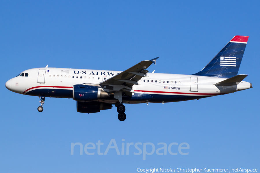 US Airways Airbus A319-112 (N748UW) | Photo 161274