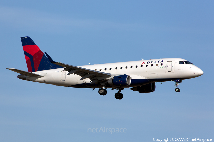 Delta Connection (Compass Airlines) Embraer ERJ-170LR (ERJ-170-100LR) (N749CZ) | Photo 132488