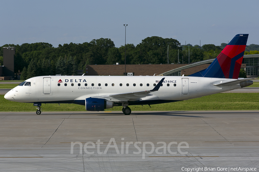 Delta Connection (Compass Airlines) Embraer ERJ-170LR (ERJ-170-100LR) (N749CZ) | Photo 50417