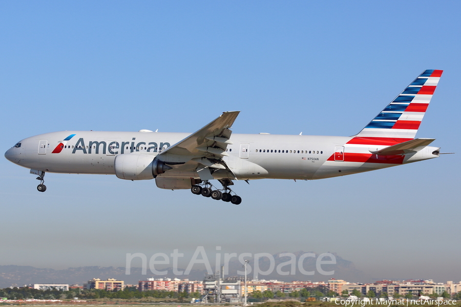 American Airlines Boeing 777-223(ER) (N750AN) | Photo 182488