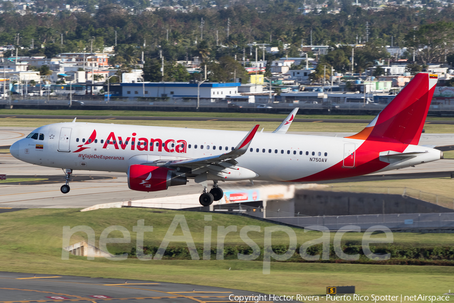 Avianca Airbus A320-214 (N750AV) | Photo 307211