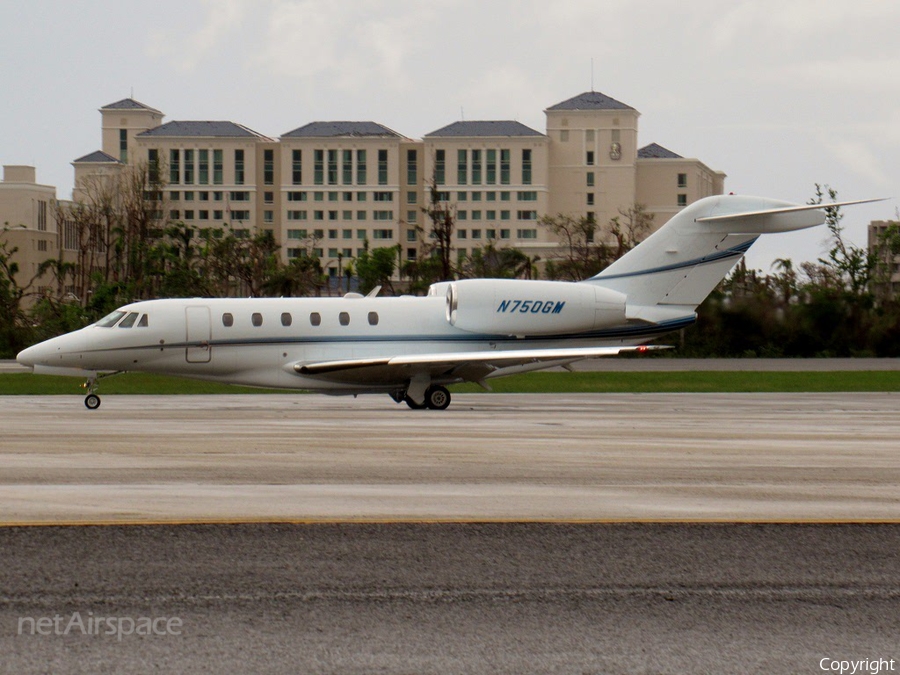 (Private) Cessna 750 Citation X (N750GM) | Photo 193519