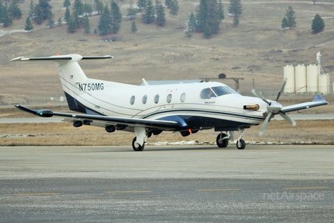 (Private) Pilatus PC-12/47 (N750MG) at  Kelowna - International, Canada