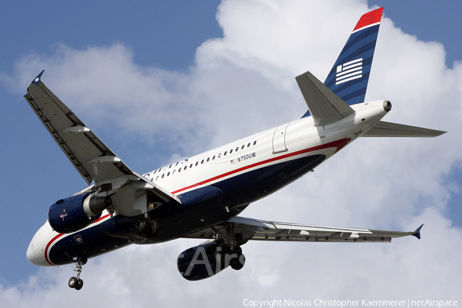 US Airways Airbus A319-112 (N750UW) | Photo 127037