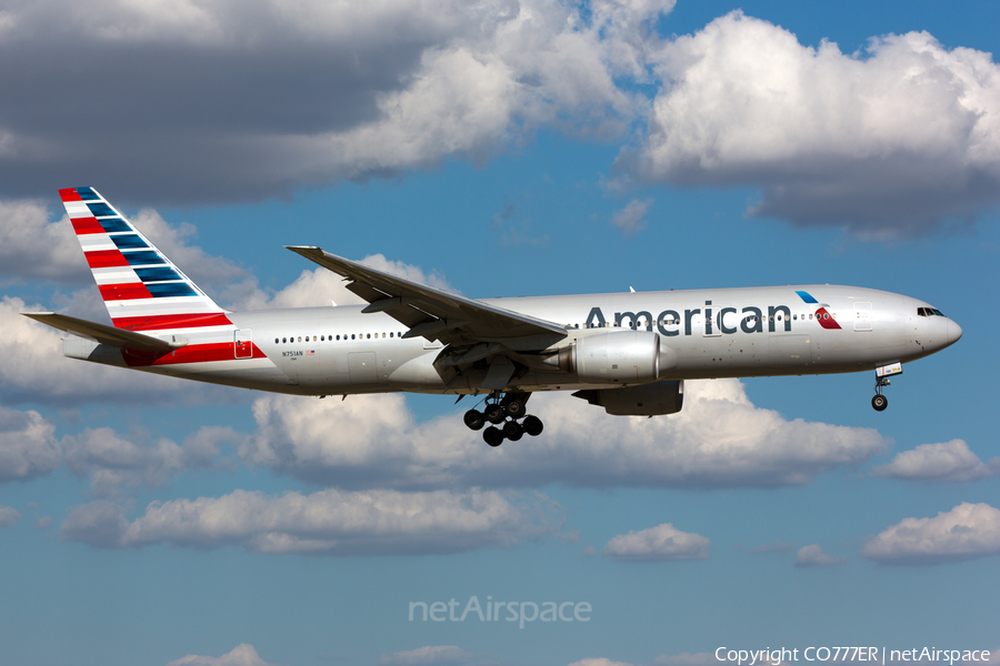 American Airlines Boeing 777-223(ER) (N751AN) | Photo 84732