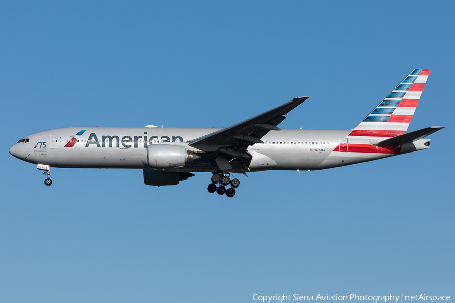 American Airlines Boeing 777-223(ER) (N751AN) | Photo 370305