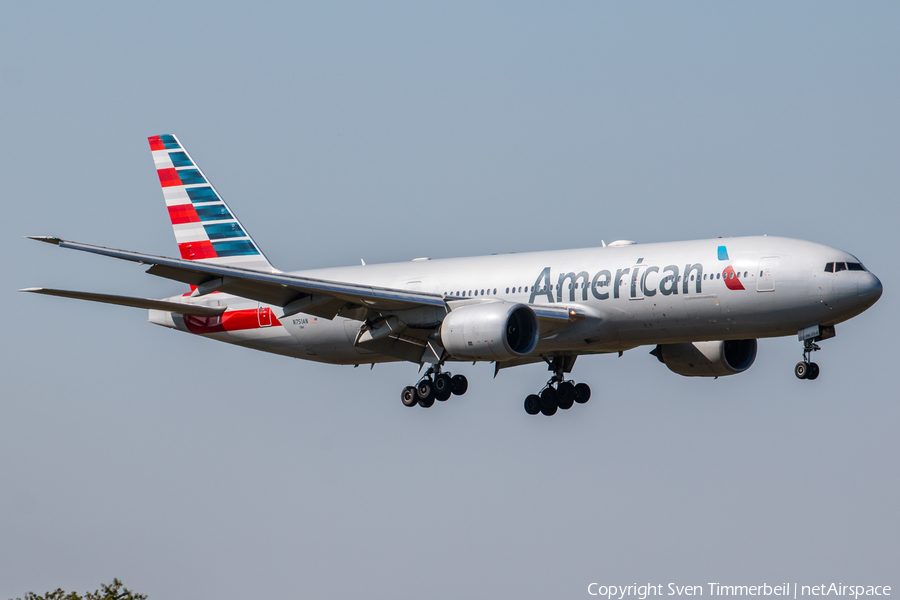 American Airlines Boeing 777-223(ER) (N751AN) | Photo 474158
