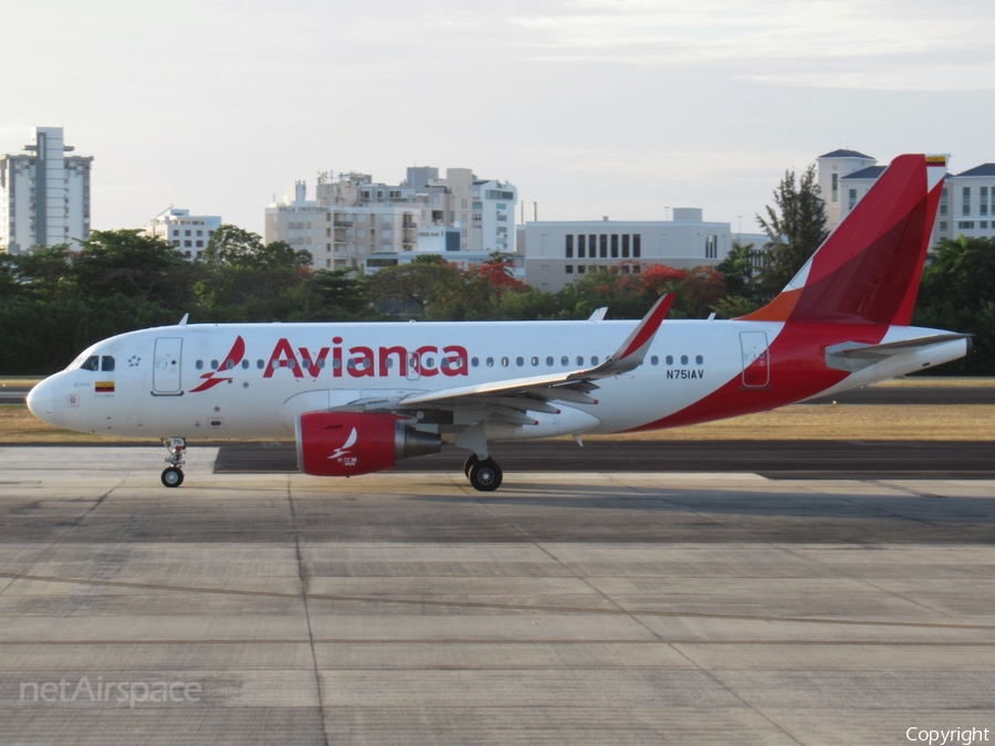 Avianca Airbus A319-115 (N751AV) | Photo 510981