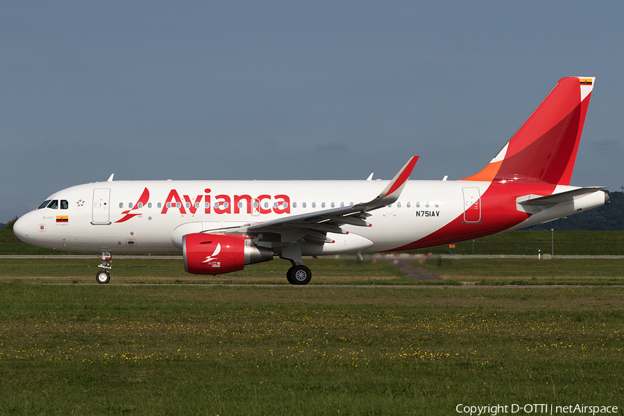 Avianca Airbus A319-115 (N751AV) | Photo 619298