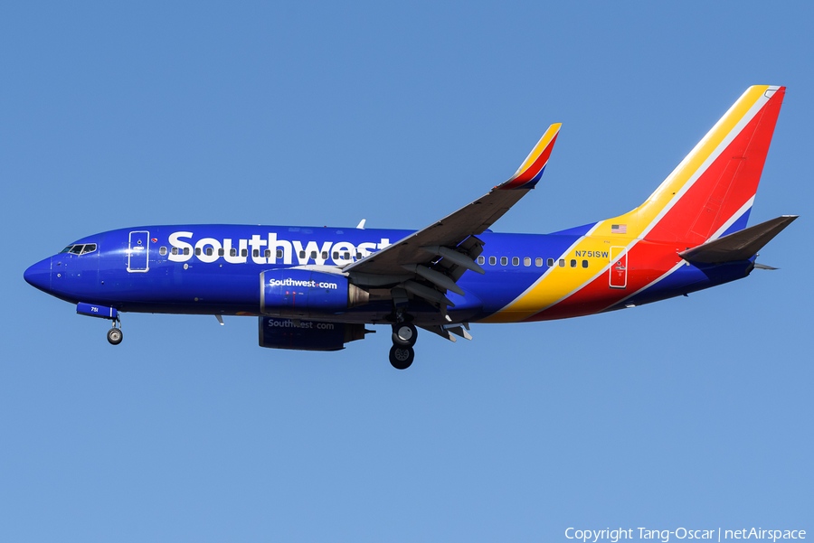 Southwest Airlines Boeing 737-7H4 (N751SW) | Photo 440553